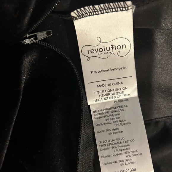 Pink and Black Dance Costume MC - Picture 3 of 4